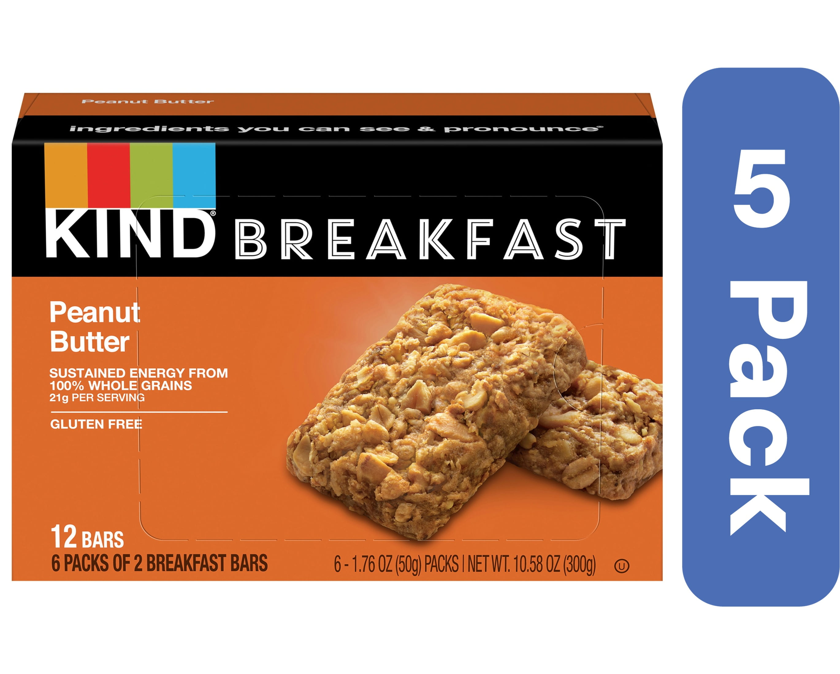 Kind Bar Peanut Butter Breakfast 10.58 oz (Pack Of 5)
