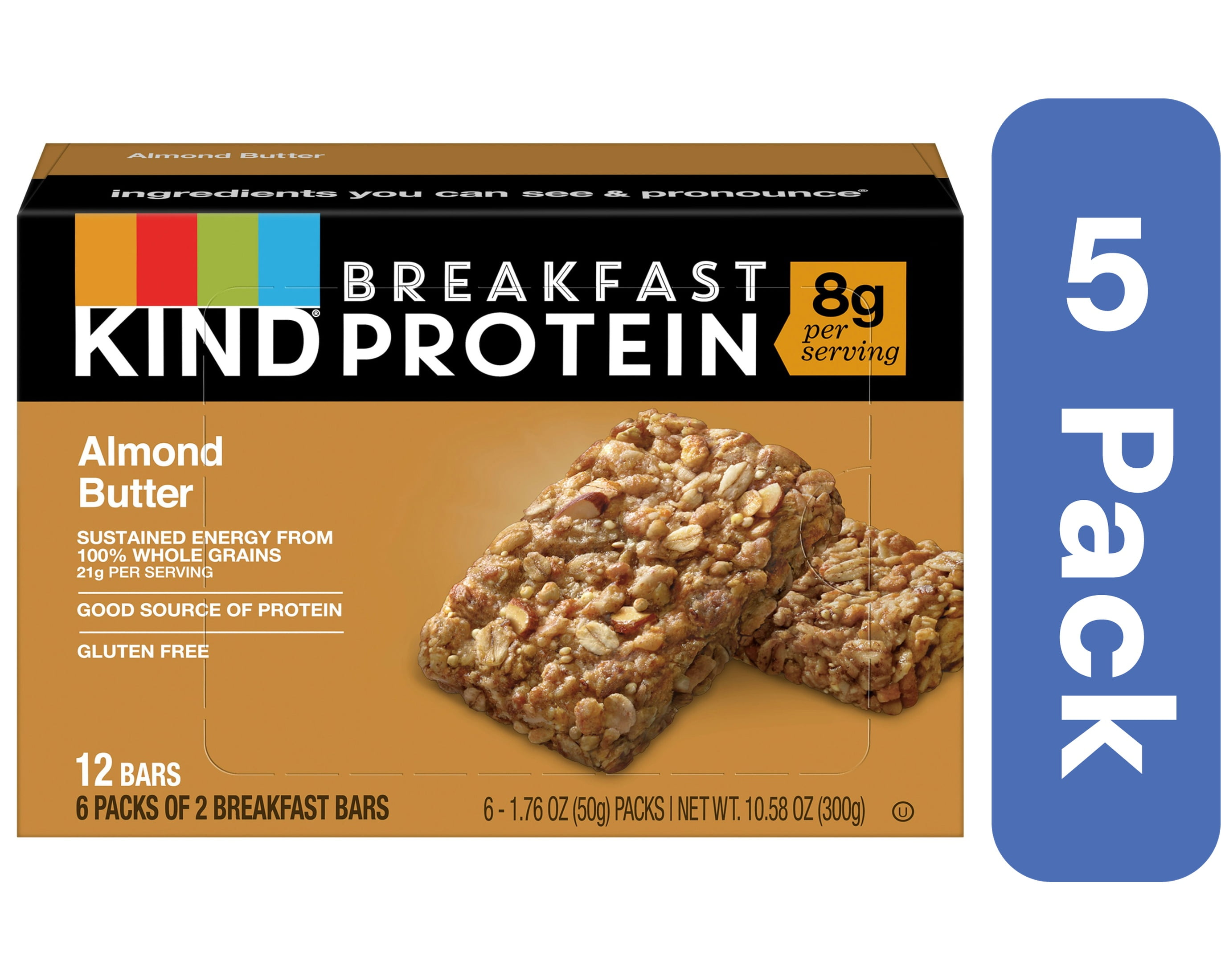 Kind Bar Protein Almond Butter 10.58 oz (Pack Of 5)