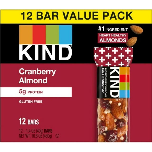 Kind Bars Cranberry Almond Value Pack (Pack of 2)