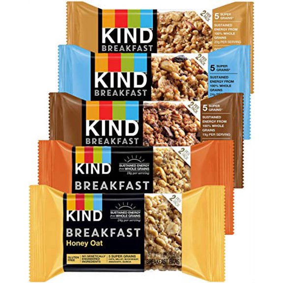 Kind Breakfast Bars Variety 5 Flavors 20 Pack