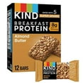 thumbnail image 1 of KIND Breakfast Protein Bars, Almond Butter, Healthy Snacks, Gluten Free, 8g Protein, 6 Count, 1 of 8