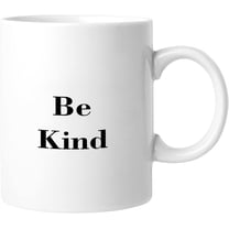 Be Kind Coffee Mugs Funny Coffee Mugs Sayings Lettering Ceramic Mugs Drinking Cups with Handle Birthday Gift For Women Friends Co workers Employee 11 OZ