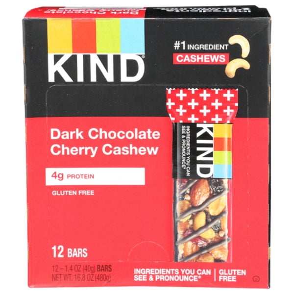 Kind Dark Chocolate Cherry Cashew Plus 12 ct (Pack Of 3)