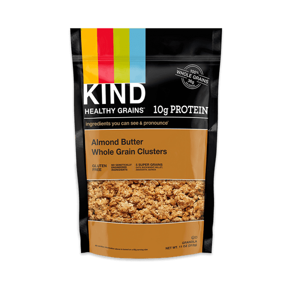 Kind Healthy Grains Almond Butter Whole Grain Cluster, 11 Ounce -- 6 per case