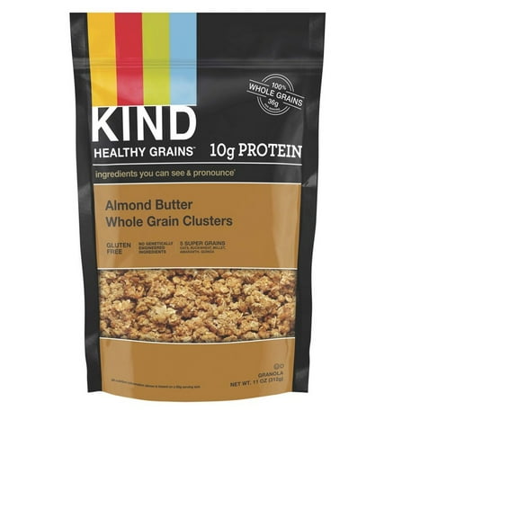 Kind Healthy Grains Clusters Gluten Free Almond Butter 11 Oz (Pack of 12)