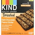 thumbnail image 1 of Kind Healthy Grains Drizzled Dark Chocolate Peanut Butter 5.8 oz Box (Pack of 10), 1 of 2