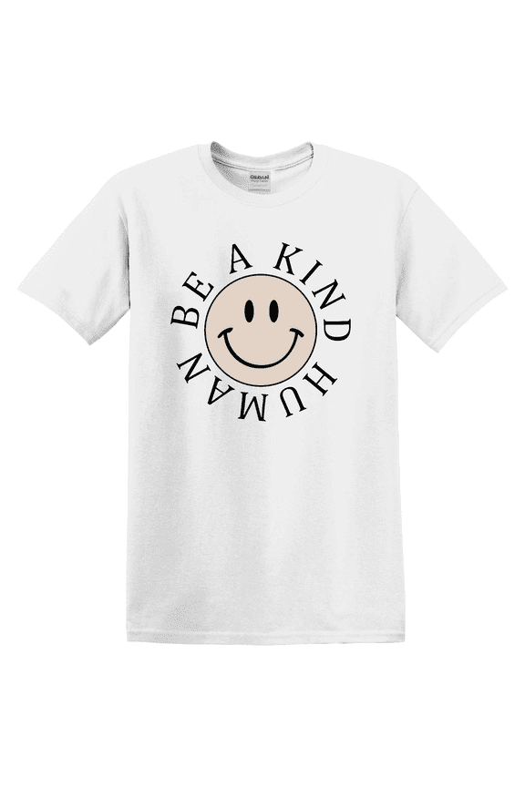 Kind Human Smiley Face Graphic T-Shirt