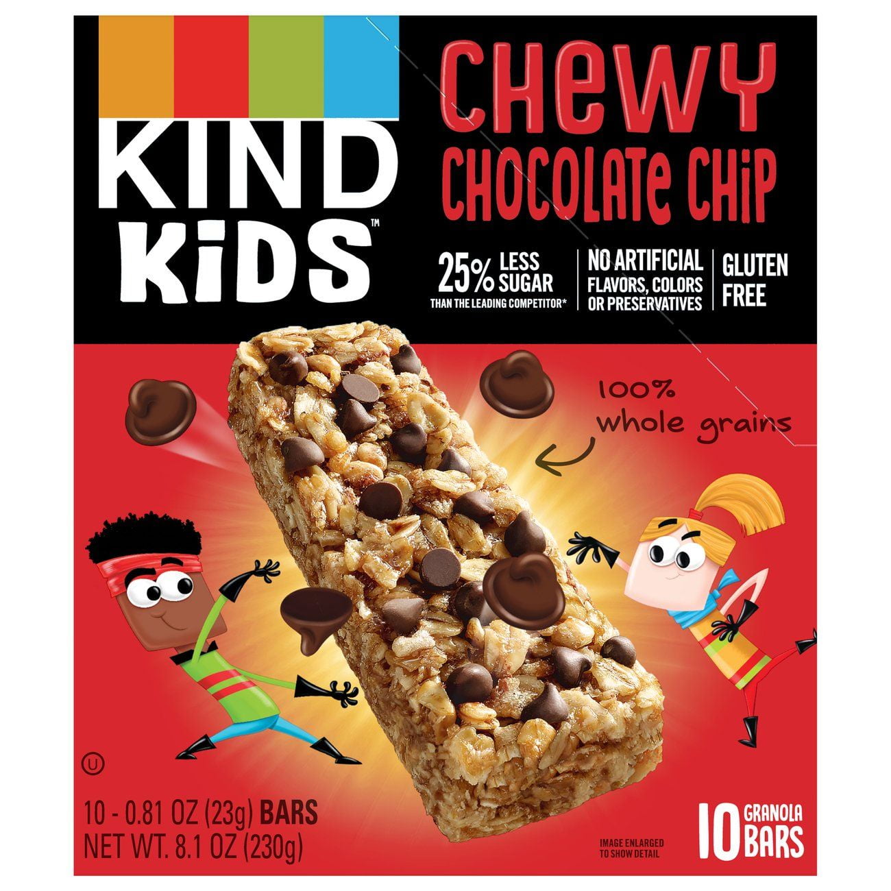Kind Kids Chewy Chocolate Chip Granola Bars - 10 ct Package May Vary ...
