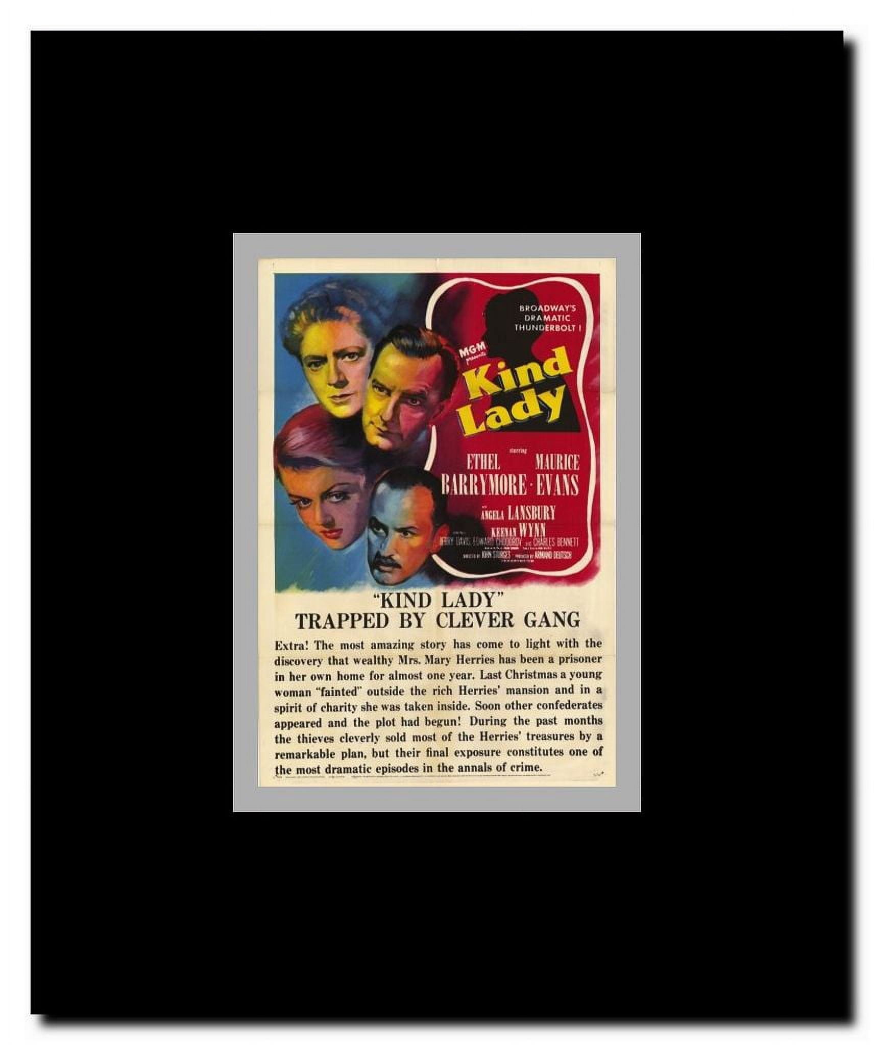 Kind Lady Framed Movie Poster