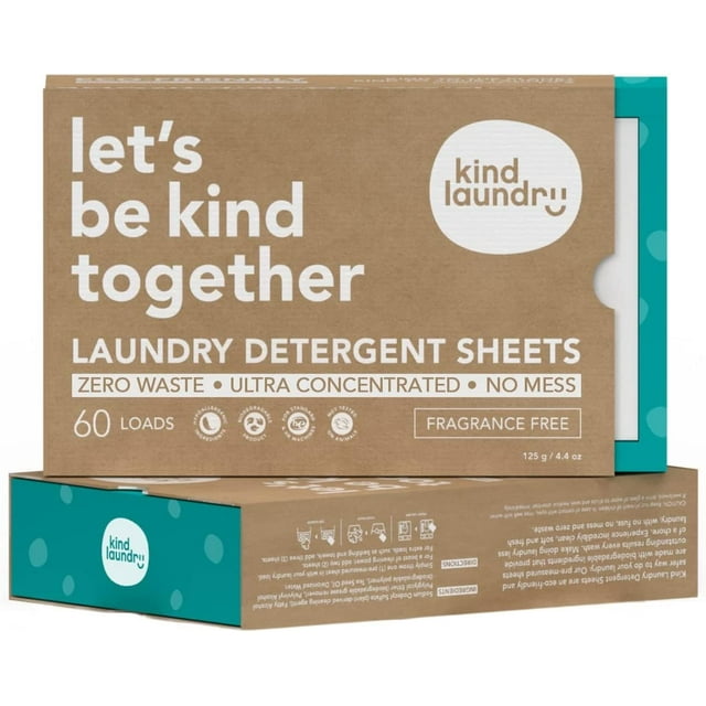 Kind Laundry Detergent Sheets with Powerful StainFighting Enzymes