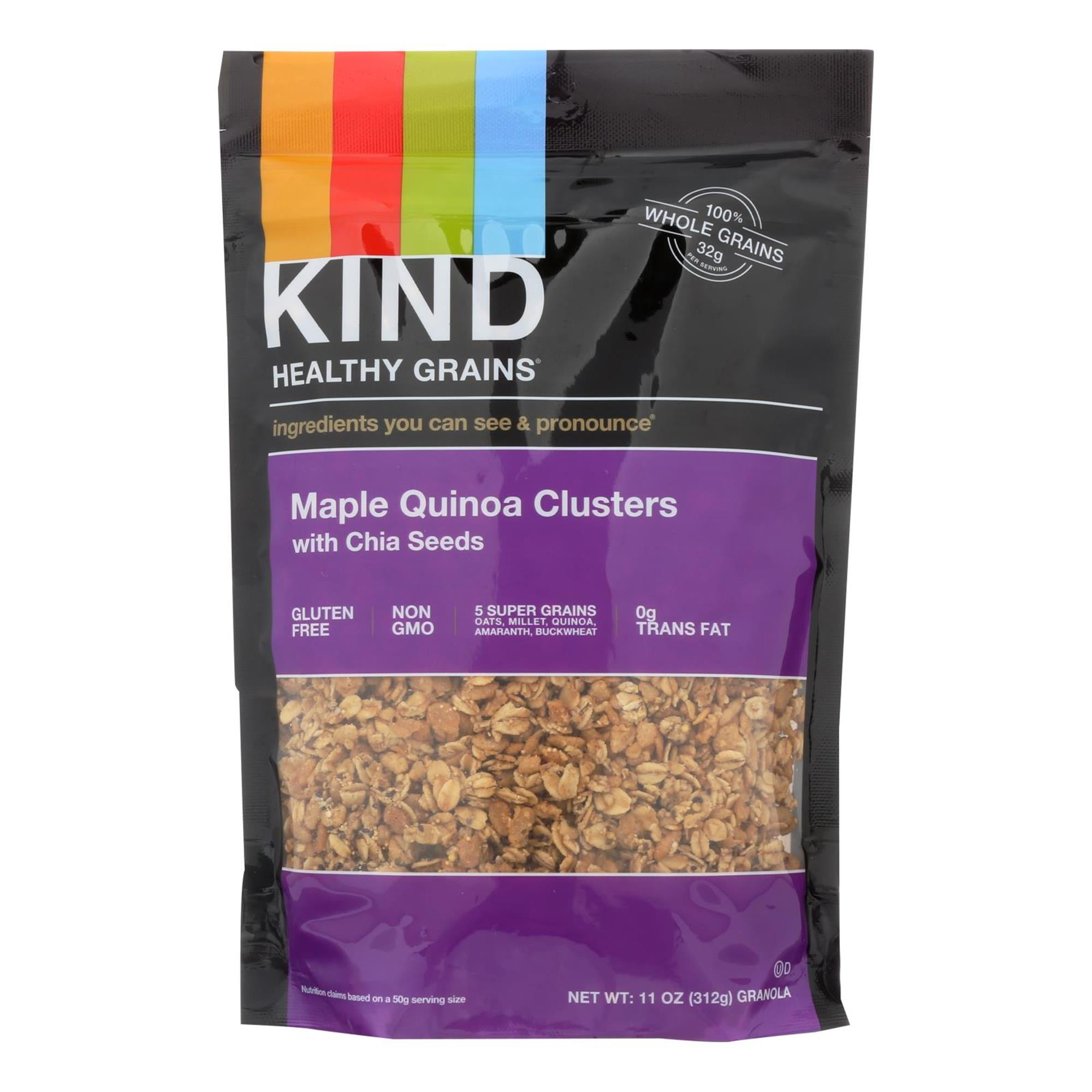 Kind Maple Quinoa Clusters Granola, 11 Oz, Pack of 6