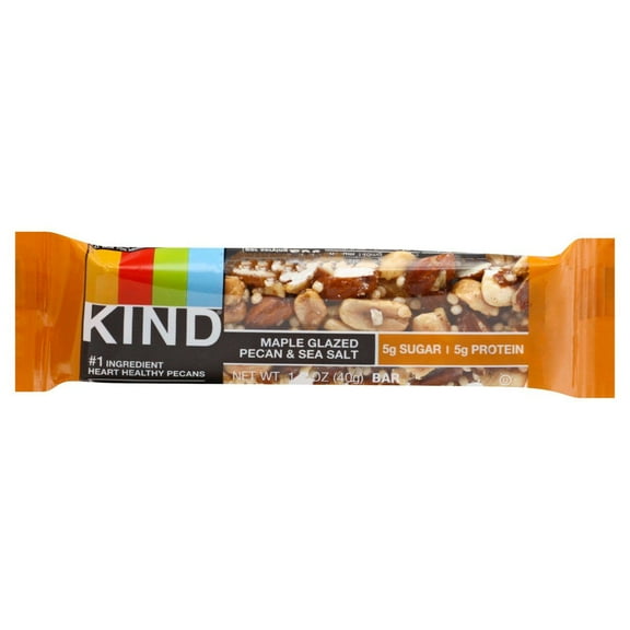 Kind Nuts & Spices Maple Glazed Pecan & Sea Salt Bar - 1.4 oz (Pack of 1)