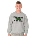 thumbnail image 1 of Kind Of Big Dill Food Funny Pickle Unisex Plus Fleece Graphic Sweatshirt Brisco Brands 5X, 1 of 5