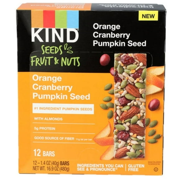 Kind Orange Cranberry Pumpkin Seed Bar 12 ct (Pack Of 1)