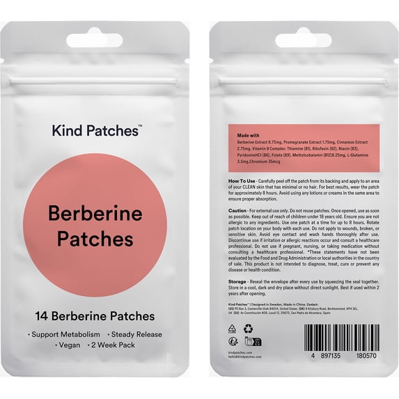 Kind Patches Berberine Patches 14 count