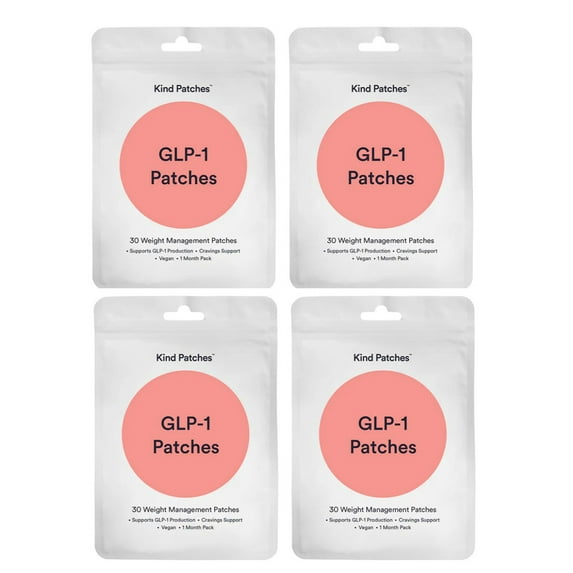 Kind Patches Metabolic Balance Patches with Berberine, Chromium, B Vitamins, Cinnamon & Pomegranate – Vegan Plant-Based Energy & Metabolism Support, 120 Patches (4 Month Supply)