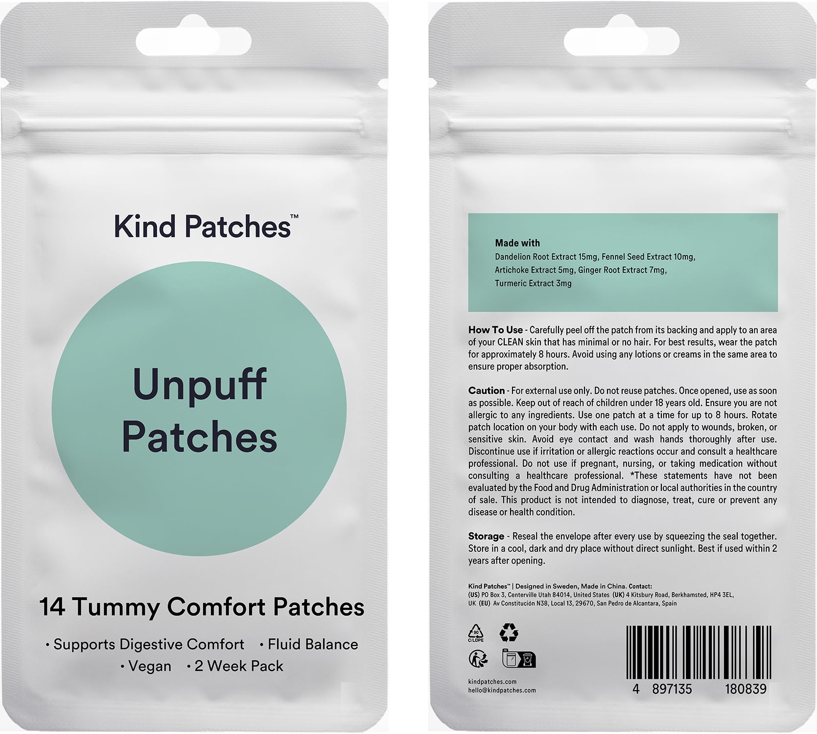 Kind Patches Unpuff Patches 14ct