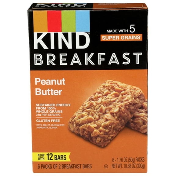Kind Peanut Butter Breakfast Bars 6 ct Pack of 3