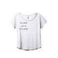 thumbnail image 1 of Kind People Are My Kinda People Women's Fashion Slouchy Dolman T-Shirt Tee Heather White Large, 1 of 4