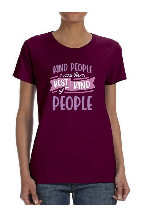 Kind People Best Kind T-Shirt Women -Smartprints Designs, Female Large