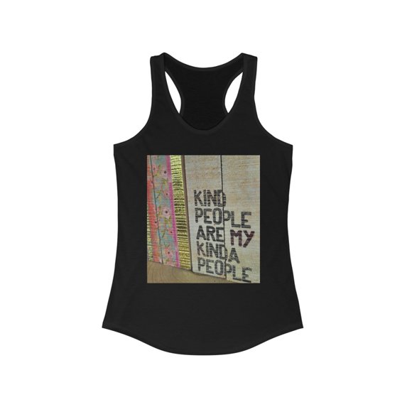 'Kind People' Women's Ideal Racerback Tank