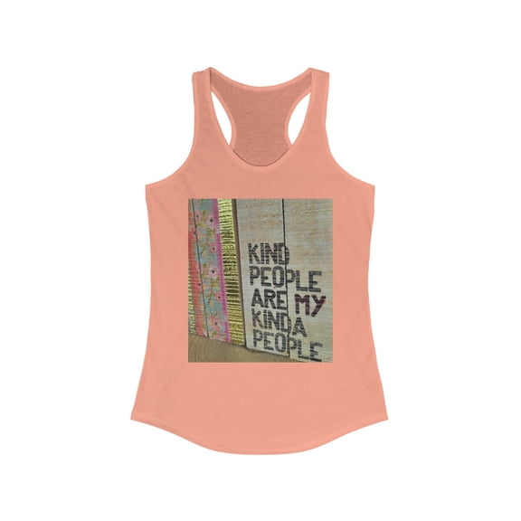 'Kind People' Women's Ideal Racerback Tank