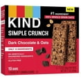 thumbnail image 1 of Kind Simple Crunch Granola Bar Dark Chocolate and Oats (Pack of 16), 1 of 1