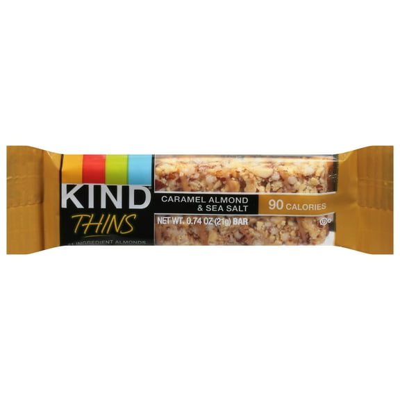 Kind Thin Bar Caramel Sea Salt 0.74 oz (Pack of 30)
