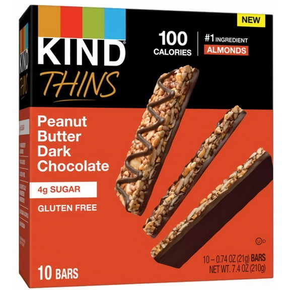 Kind Thins Peanut Butter Dark Chocolate (Pack of 15)