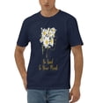 thumbnail image 1 of Kind To Your Mind Cotton T-Shirt Navy Blue X-Large, 1 of 5