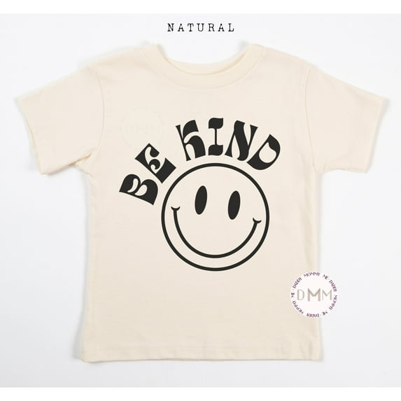 Be Kind Toddler T-Shirt Smiley Face Kid Toddler T-Shirt Kindness Toddler T-Shirt For Kids, Toddler T-Shirts For Toddlers, Positive Toddler T-Shirt, TODDLER SHORT SLEEVE TEE BELLA CANVAS 3001T