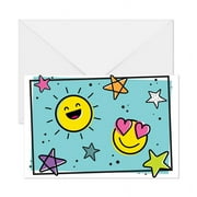 Kind Vibes Note Cards with Envelopes, Pack of 10 | Bundle of 2 Packs