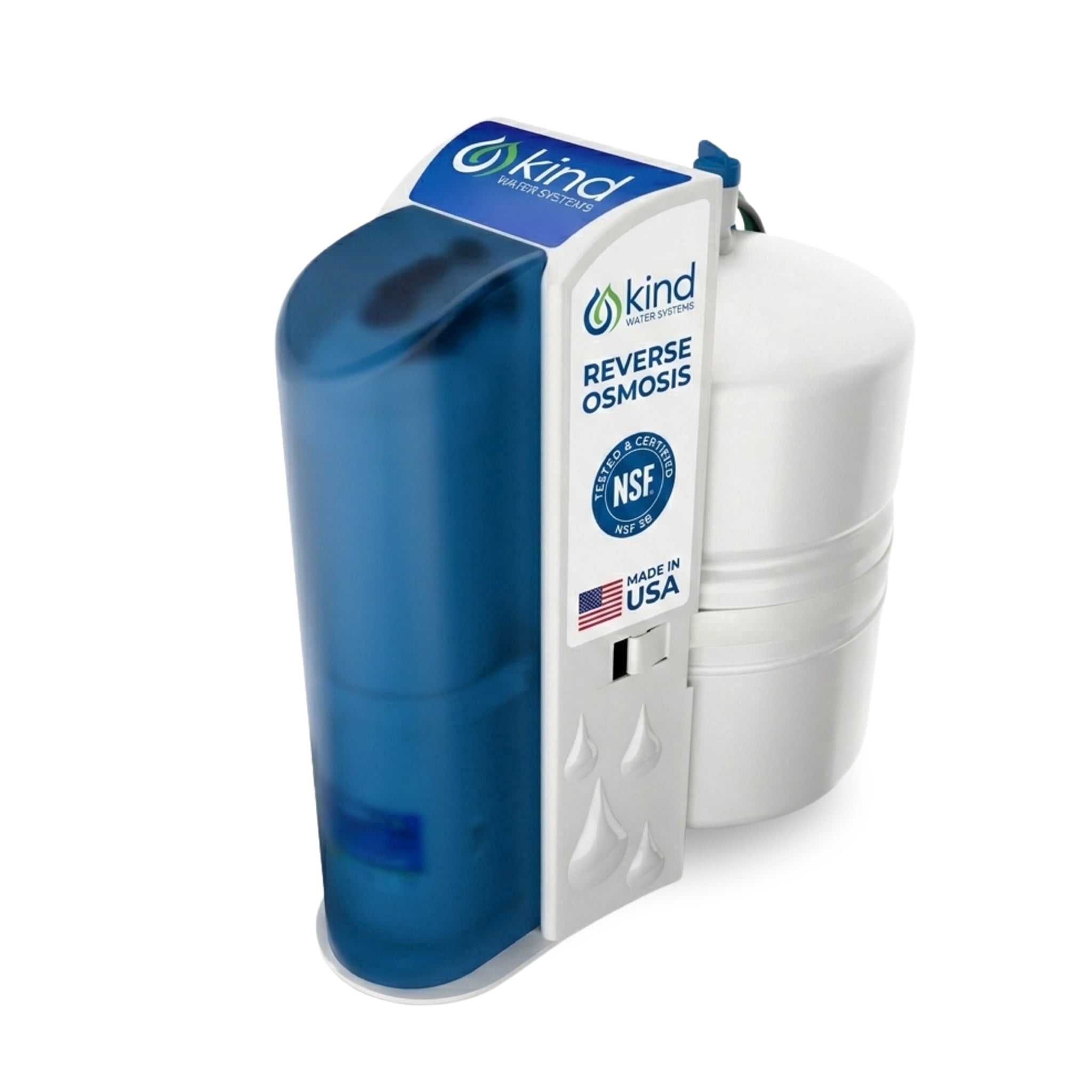 Kind Water 6-Stage Reverse Osmosis Drinking Water System – Under Sink Filter for Great-Tasting Water – Removes 99% of Contaminants – Easy Install