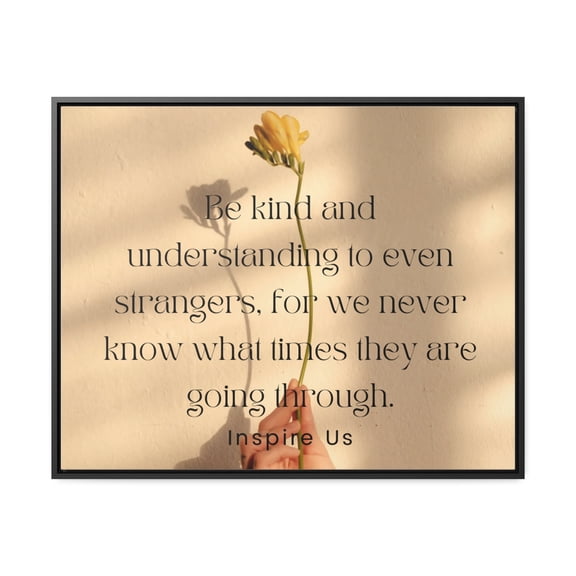 Kind and Understand Gallery Canvas Wraps, Horizontal Frame