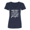 thumbnail image 1 of Kind people are my kinda people Womens V-Neck T-Shirt, 1 of 2