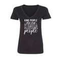 thumbnail image 1 of Kind people are my kinda people Womens V-Neck T-Shirt, 1 of 2