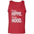 thumbnail image 1 of Kinda Hippie. Kinda Hood. Adult Tank Top, 1 of 3
