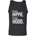 thumbnail image 1 of Kinda Hippie. Kinda Hood. Adult Tank Top, 1 of 3
