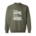 thumbnail image 1 of Kinda Hippie. Kinda Hood. Crewneck Sweatshirt, 1 of 3
