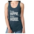 thumbnail image 1 of Kinda Hippie. Kinda Hood. Racerback Tank, 1 of 2