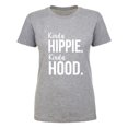 thumbnail image 1 of Kinda Hippie. Kinda Hood. Womens crewneck tee, 1 of 2