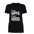 thumbnail image 1 of Kinda Hippie. Kinda Hood. Womens crewneck tee, 1 of 2