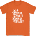 thumbnail image 1 of Kinda Sweet Kinda Stabby Pineapple T-Shirt Funny Food Humor Sarcastic Tee - Orange, 5XL, 1 of 1