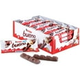thumbnail image 1 of Kinder Bueno Milk Chocolate and Hazelnut Cream Candy Bar, 20 Packs, 2 Individually Wrapped Bars Per Pack, 1 of 2