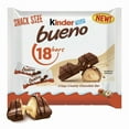 thumbnail image 1 of Kinder Bueno Milk Chocolate and Hazelnut Cream, Individually Wrapped Snack Size Chocolate Bars, 6.8oz (Packing May Vary), 1 of 1
