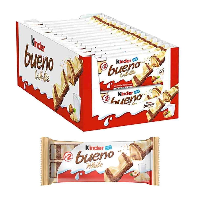 Kinder Bueno White 39G, Imported from Britain - Walmart.com