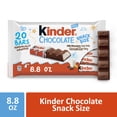 thumbnail image 1 of Kinder Chocolate, 20 Bars, Milk Chocolate Bar with Creamy Milky Filling, Individually Wrapped Candy, 8.8 oz Bag, 1 of 16
