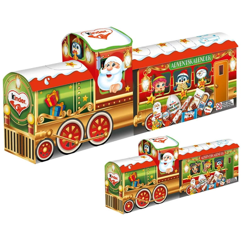 Kinder Chocolate 3D Santa's Train Advent Calendar -CHRISTMAS