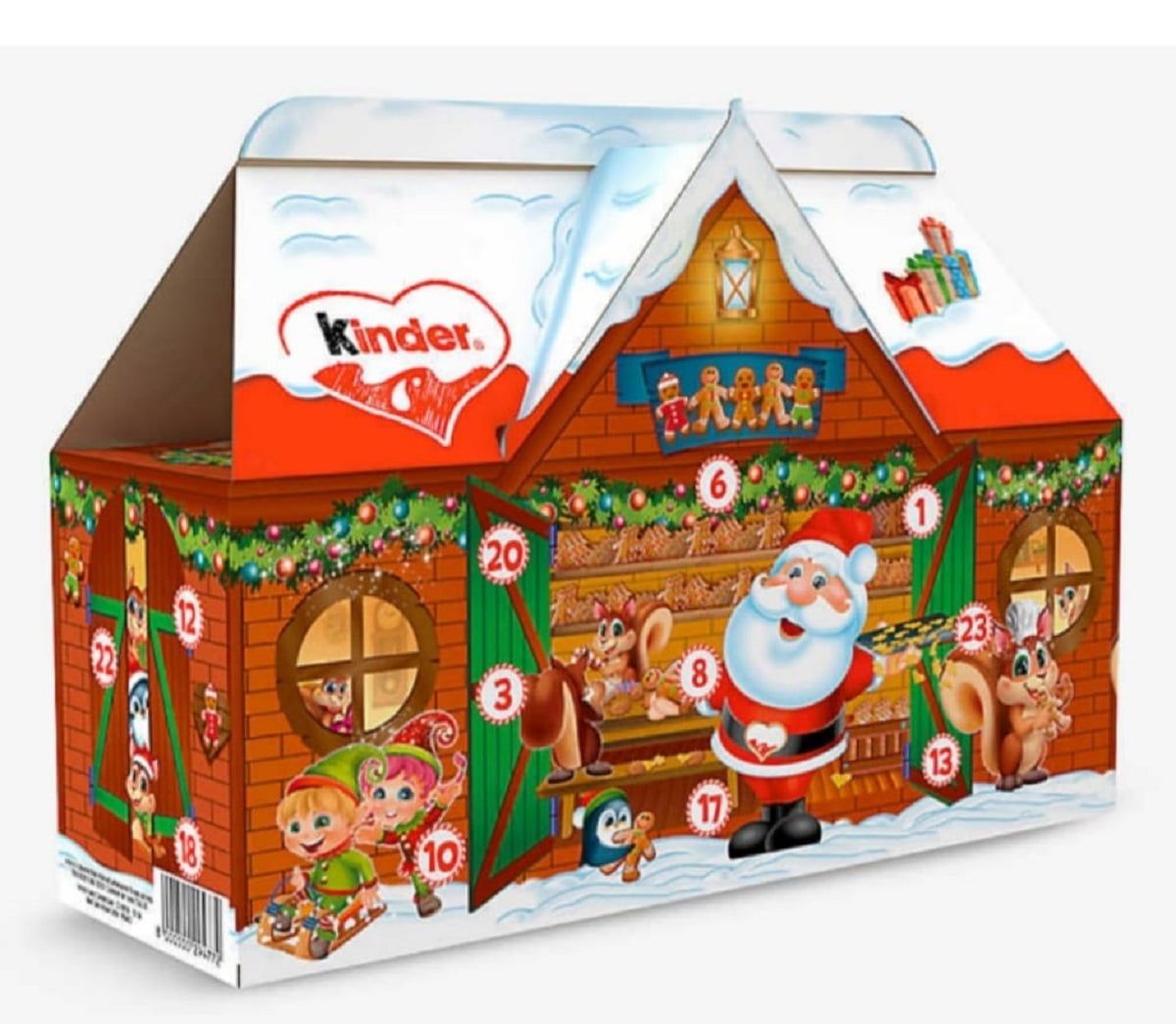 Kinder Chocolate Advent Calendar 3 D House 234g