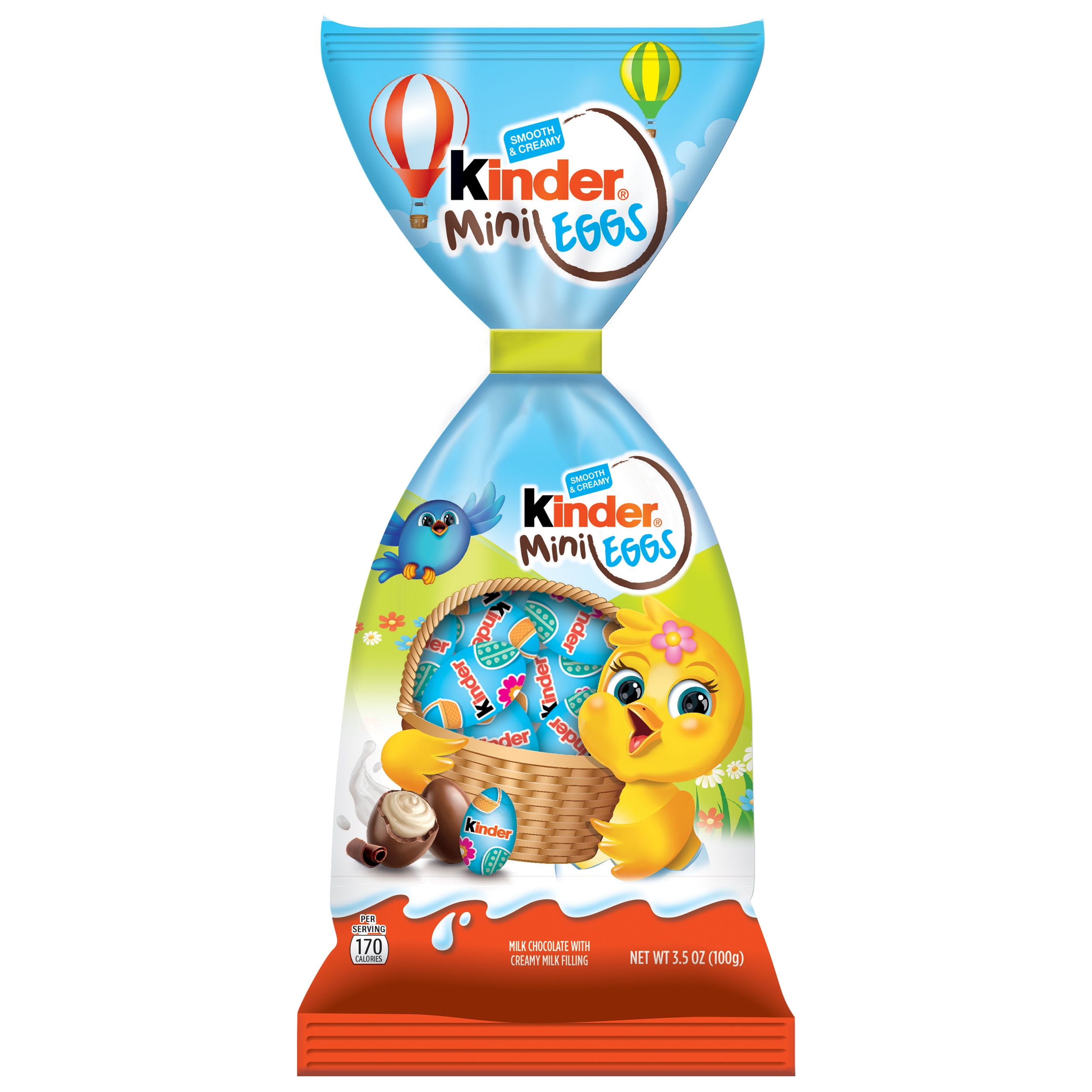 Kinder Mini Eggs Lait, Noisettes, Cacao sachet mix de 320g - 320 g